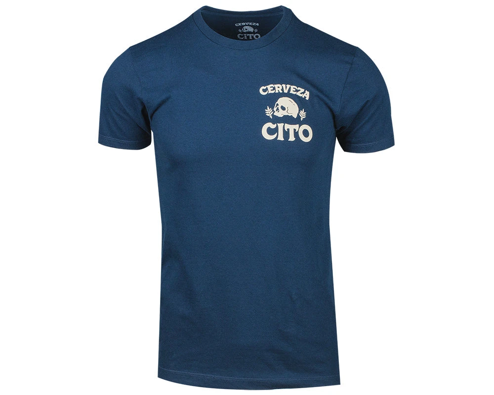 Cerveza Cito Tee - Navy 4 Cerveza Cito Tee - Navy - Image 2