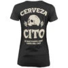Cerveza Cito Women's V-Neck Tee 1 Cerveza Cito Women's V-Neck Tee -Personal Care Products Cerveza Cito Wmns V Neck Tee ab 02