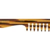 Deluxe Amber Texture Comb -Personal Care Products Deluxe Handle Comb Top
