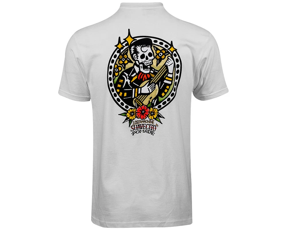 Mariachi Calavera Tee - White 3 Mariachi Calavera Tee - White
