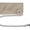 Patterned Chain Wallet - Natural