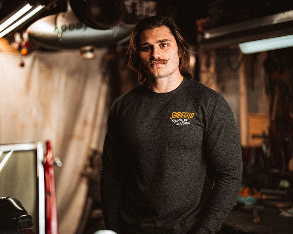 Runnin' On Fumes Crewneck Sweatshirt 5 Runnin' On Fumes Crewneck Sweatshirt - Image 3