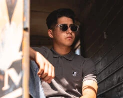 Suavecito Polo Shirt - Charcoal -Personal Care Products Suavecito Polo Shirts Max ab 6