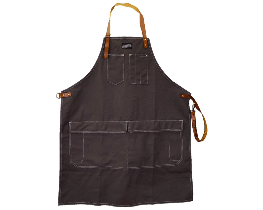 Work Apron Long - Gray 3 Work Apron Long - Gray