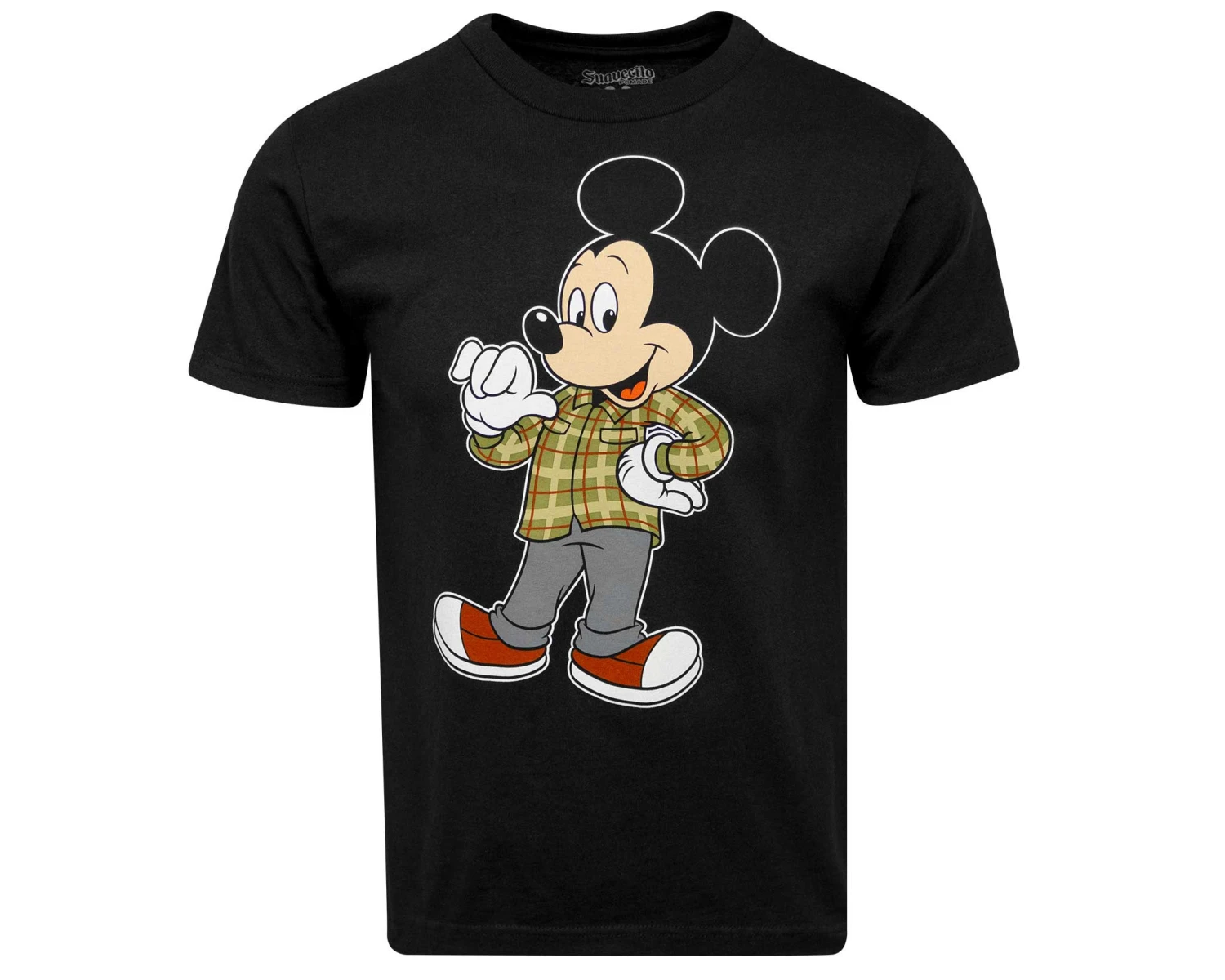 Flannel Mickey Tee 3 Flannel Mickey Tee