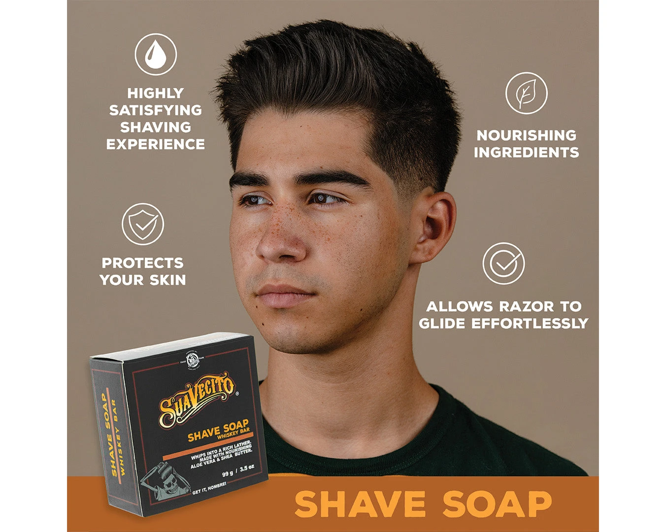 Whiskey Bar Shave Soap 8 Whiskey Bar Shave Soap - Image 6