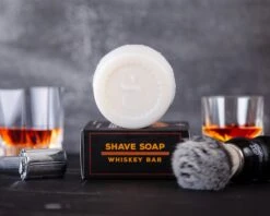 Whiskey Bar Shave Soap 11 Whiskey Bar Shave Soap -Personal Care Products shave soap lifestyle 1