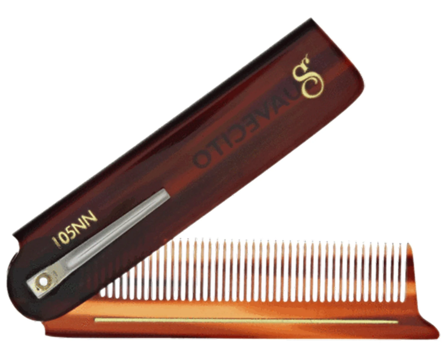 Deluxe Amber Folding Comb 3 Deluxe Amber Folding Comb