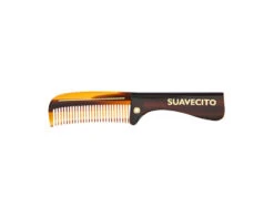 Deluxe Folding Handle Comb - 5.5" 14 Deluxe Folding Handle Comb - 5.5" -Personal Care Products suavecito deluxe folding amber comb front small