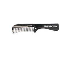 Deluxe Folding Handle Comb - 5.5" 18 Deluxe Folding Handle Comb - 5.5" -Personal Care Products suavecito deluxe folding black comb front small