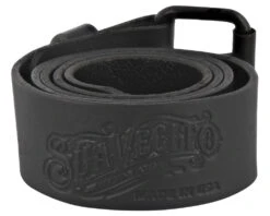 OG Script Leather Belt - Black -Personal Care Products suavecito leather belt black back