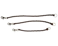 Leather Wallet Chain - Antique Brown