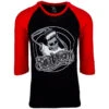 OG Baseball Black & Red Tee 1 OG Baseball Black & Red Tee -Personal Care Products suavecito og baseball tee black red front