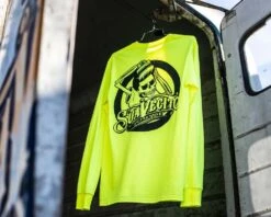 OG Safety Green Tee - Long Sleeve -Personal Care Products suavecito og green safety tee lifestyle