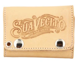 Men's Tri-Fold Chain Wallet - Natural 9 Men's Tri-Fold Chain Wallet - Natural -Personal Care Products suavecito tri fold chained wallet natural